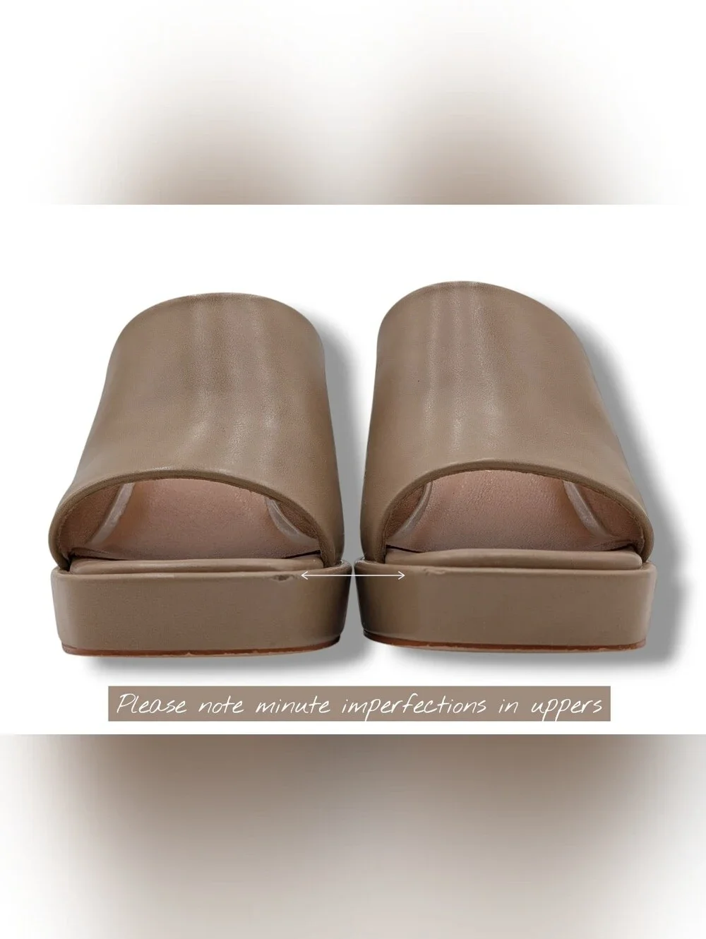 CCOCCI Sz 8.5 Doris Natural/Taupe Platform Heeled Sandals Y2K Block Heels